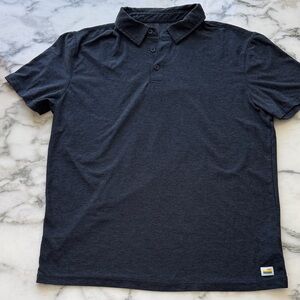 Vuori Men's Charcoal Heather Polo